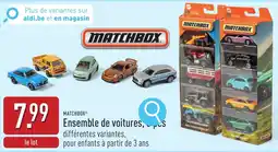 ALDI Matchbox ensemble de voitures aanbieding