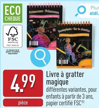 ALDI Livre à gratter magique aanbieding