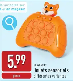 ALDI Playland jouets sensoriels aanbieding