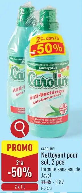 ALDI Carolin nettoyant pour sol aanbieding