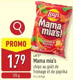 ALDI Lay's Mama mia's aanbieding