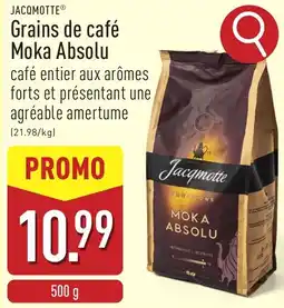 ALDI Jacqmotte Grains de café Moka Absolu aanbieding