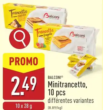 ALDI Balconi Minitrancetto aanbieding