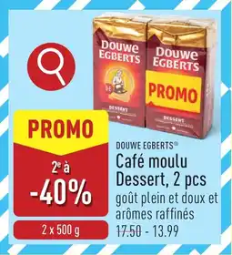 ALDI Douwe Egberts Café moulu Dessert aanbieding