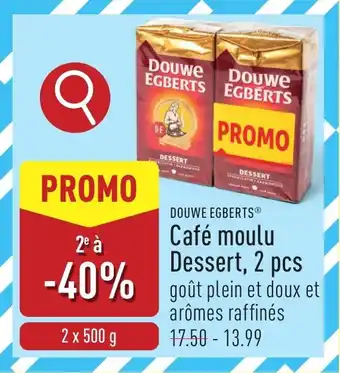 ALDI Douwe Egberts Café moulu Dessert aanbieding