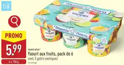 ALDI Mamie Nova Yaourt aux fruits aanbieding