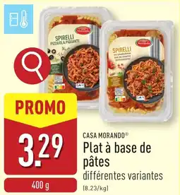 ALDI Casa morando Plat à base de pâtes aanbieding