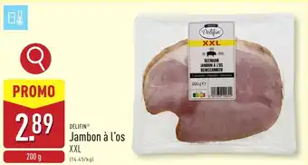 ALDI Délifin Jambon à l'os aanbieding