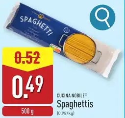 ALDI Cucina Nobile Spaghettis aanbieding