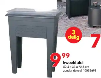 Yess kweektafel aanbieding