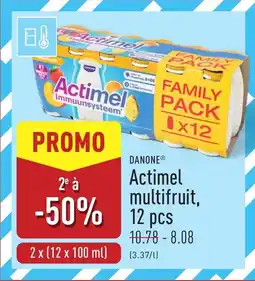 ALDI Danone Actimel Multifruit aanbieding