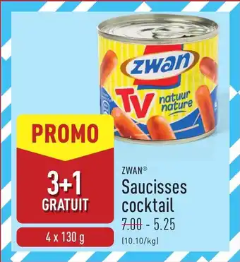 ALDI Zwan Saucisses Cocktail aanbieding