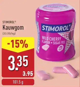 ALDI Stimorol Kauwgom aanbieding