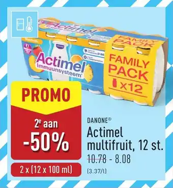 ALDI Danone Actimel Multifruit aanbieding