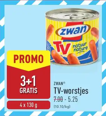 ALDI Zwan TV Worstjes aanbieding