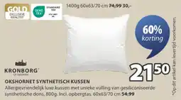 Jysk Okshornet Synthetisch Kussen aanbieding