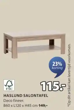 Jysk Haslund salontafel aanbieding