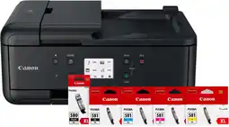 Coolblue Canon PIXMA TR7650 + 1 Set de Cartouches XL Supplémentaires aanbieding