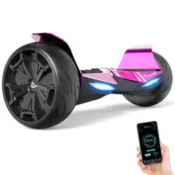 Decathlon Hoverboard Gyropode 8.5 LED-verlichting Bluetooth met APP EV5 Roze aanbieding