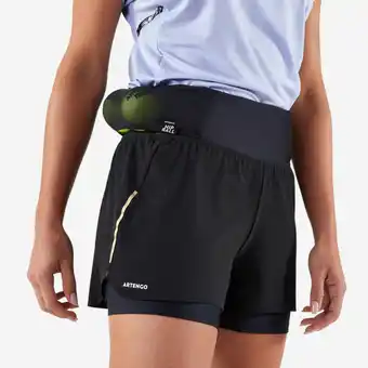 Decathlon Tennisshort voor dames Light Hip Ball zwart aanbieding