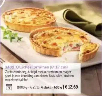 Bofrost Quiches lorraines aanbieding