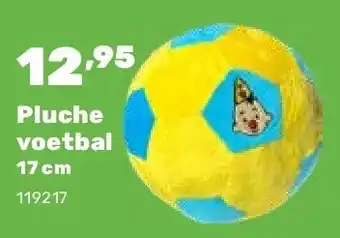 Happyland Pluche voetbal 17 cm aanbieding