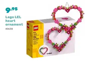 Happyland Lego LEL heart ornament aanbieding