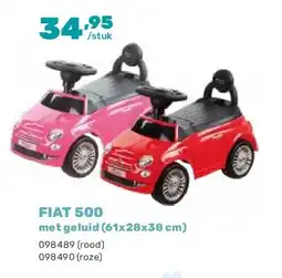 Happyland FIAT 500 met geluid (61x28x38 cm) aanbieding