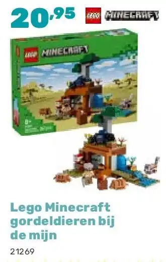 Happyland Lego Minecraft gordeldieren bij de mijn aanbieding