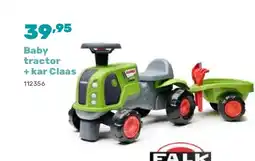 Happyland Baby tractor + kar Claas aanbieding