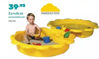 Happyland Zandbak zonnebloem aanbieding