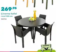 Happyland Livorno tafel rond 120 cm aanbieding