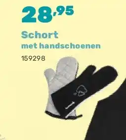 Happyland Schort met handschoenen aanbieding