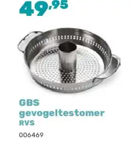 Happyland GBS gevogeltestomer RVS aanbieding