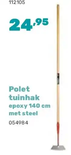 Happyland Polet tuinhak epoxy 140 cm met steel aanbieding