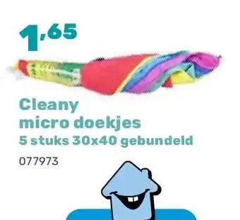 Happyland Cleany micro doekjes aanbieding