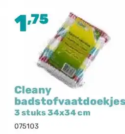 Happyland Cleany badstofvaatdoekjes aanbieding