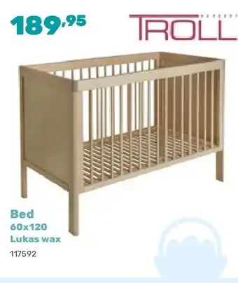 Happyland Bed 60x120 Lukas wax aanbieding