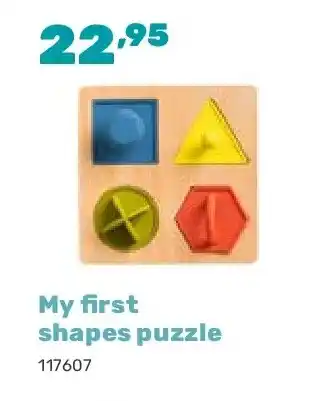 Happyland My first shapes puzzle aanbieding