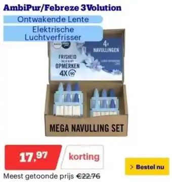 Bol.com Ambi Pur/Febreze 3 Volution aanbieding