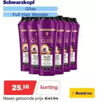 Bol.com Schwarzkopf aanbieding