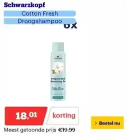 Bol.com Schwarzkopf aanbieding