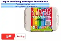 Bol.com Tony's Chocolonely Paaseitjes Chocolade Mix aanbieding