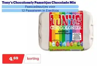 Bol.com Tony's Chocolonely Paaseitjes Chocolade Mix aanbieding