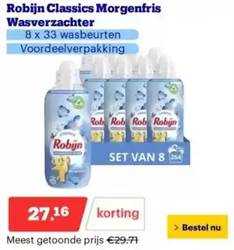 Bol.com Robijn Classics Morgenfris Wasverzachter aanbieding