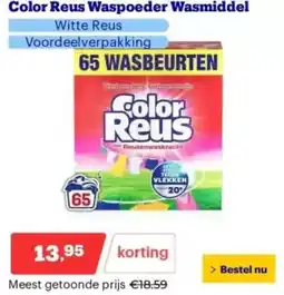 Bol.com Color Reus Waspoeder Wasmiddel aanbieding