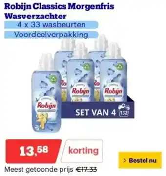 Bol.com Robijn Classics Morgenfris Wasverzachter aanbieding