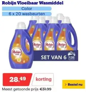 Bol.com Robijn Vloeibaar Wasmiddel aanbieding