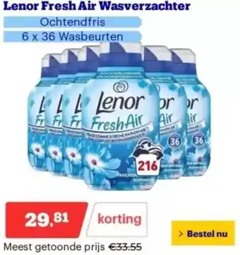 Bol.com Lenor Fresh Air Wasverzachter aanbieding