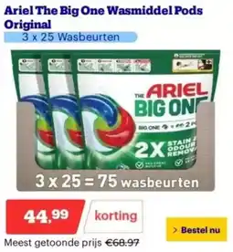 Bol.com Ariel The Big One Wasmiddel Pods Original aanbieding